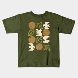 Pine Forest Doves Kids T-Shirt